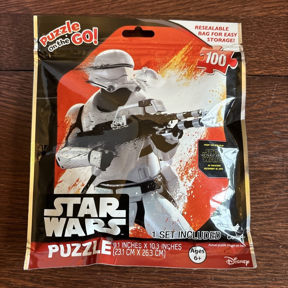 Disney Star Wars Resealable Bag Brand New 100 Pc Puzzle 9.1in x 10.3in‎
